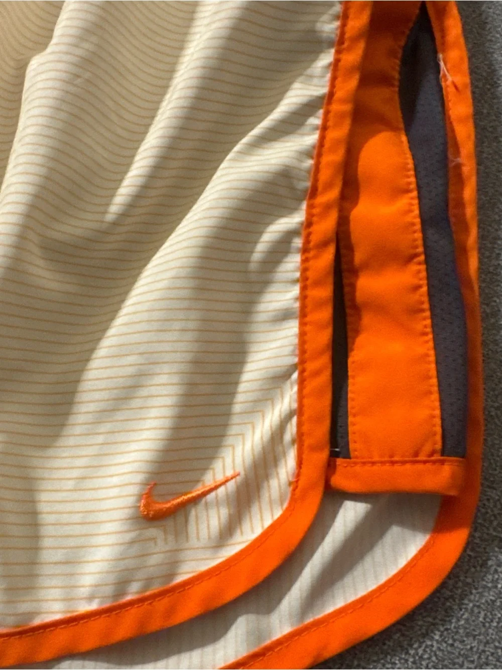 NIKE LOT OF 2 RUNNING SHORTS WOMENS MEDIUM BLACK ORANGE EUC
